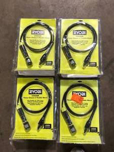 lot 29 image: Lot of RYOBI EZClean Power Cleaner 6 ft. Flexible Wand   Customer Returns See Pictures