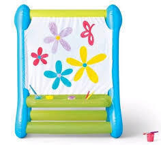 lot 336 image: Set of 2 48 Plastic Giant Outdoor Inflatable Easel Set - Mondo Llama