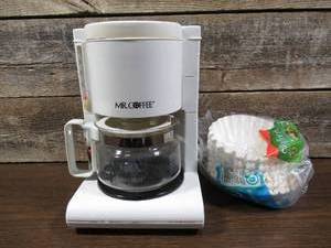 lot 46 image: Mr. Coffee 4 Cup Coffee Maker and Filters