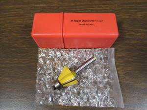 lot 48 image: 25 Degree Chamfer Bit 14 x 58