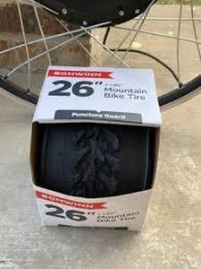 lot 49 image: Schwinn 26 Mountain Bike Tire - Black
