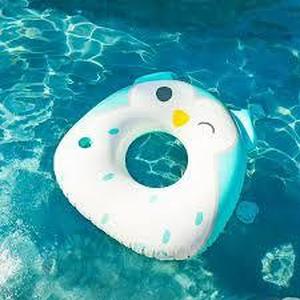lot 69 image: Squishmallows Original Winston the Owl Giant Pool Float 4ft