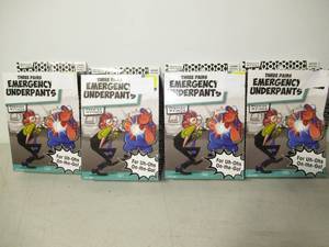 lot 56 image: Zany Lot of 4 Emergency Underpants Packs