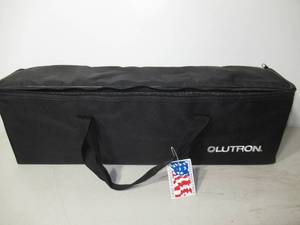 lot 132 image: Lutron 30L x 9H Carrying Case w Shoulder Strap-Black