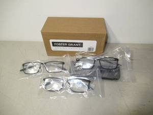 lot 135 image: Design Optics by Foster Grant Full Rim Plastic Reading Glasses, 3-pack  2.00 Power