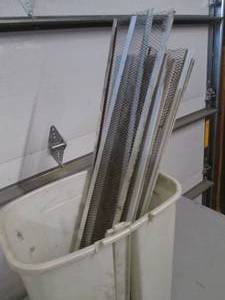 lot 15 image: 3 Aluminum gutter guards , approx....
