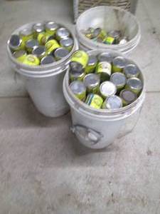lot 47 image: 3 Six gallon buckets filled with Ca...