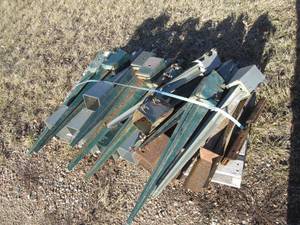 lot 60 image: Pallet of fence post bases, 4 x 4...