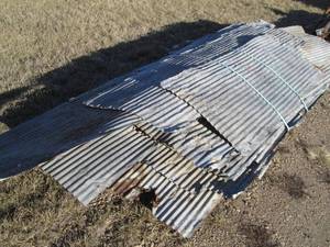lot 70 image: Pallet of used steel panels...