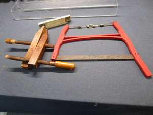 Buck Saw, Screw Clamp, Folding Ruler
