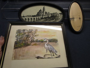 Heron Watercolor, Sheldon Originals