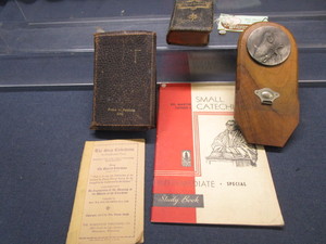 Holy Water Holder, Catechism Booklets