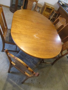 Dine Table, 4 Chairs