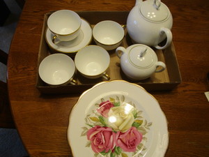 Rose Plates, Noritake, Czech, English