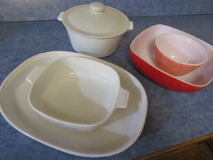Pyrex Bowls, Buffet Server