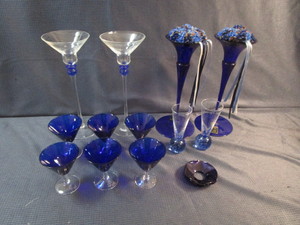 Cobalt Stemware