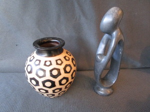 Peru Vase, Carving