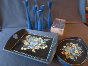Wooden Trays, Ikea Candles