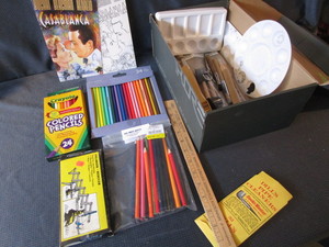 Colored Pencils, Brushes