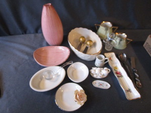 Lenox, English Tray, Mini Basket & Tea Set