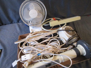 Fan, Cords, Timer, Massager