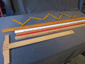 Wooden T-Square, Yardsticks