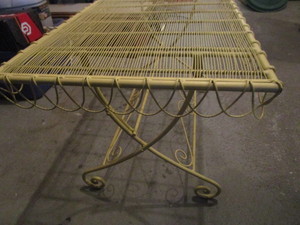 Metal Frame Patio Table