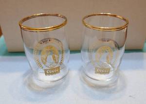 lot 29 image: Set of vintage mini Coors glasses