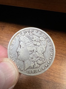 1890 Morgan CC Silver Dollar