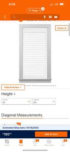 lot 4 image: Composite Room Darkening Wood Shutters for Windows