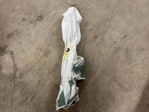 Green and White 6 Patio Umbrella