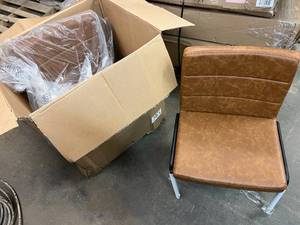 2 Room Essential Caramel Stackable Chairs