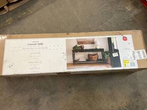 Threshold East Bluff Console Table - Black Finish