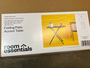 Room Essentials Folding Patio Accent Table