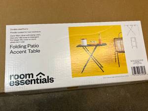 Room Essentials Folding Patio Accent Table
