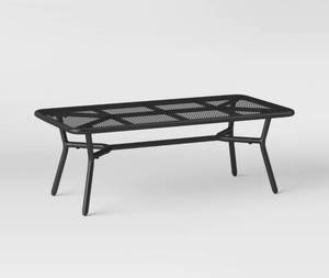 Room Essentials Metal Mesh Patio Coffee Table