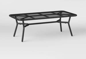 Room Essentials Metal Mesh Patio Coffee Table