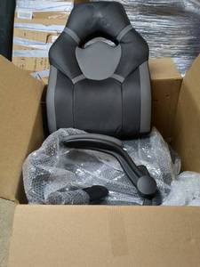lot 13 image: Gaming Chair with Adjustable Armrest - Open Box