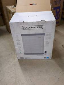 lot 21 image: AS IS - DEFECTIVE BlackDecker Air Purifier with Touch Control - Open Box