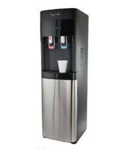 lot 28 image: AS IS - MegaChef Water Dispenser with Hot and Cold Options - Damaged Shipping Box