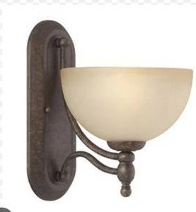 lot 42 image: Set of 4 Jeremiah Lighting 28901-SN 1-Light Indoor Wall Fixtures