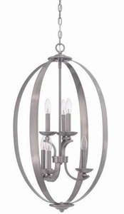 lot 44 image: 3 Jeremiah Lighting 3 Light Mini Pendant - Model 37093-AN