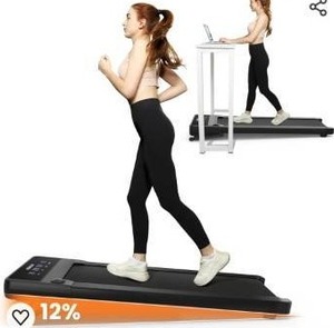 lot 97 image: Walking Pad with 12% Auto Incline and Remote Control - Under Desk Treadmill