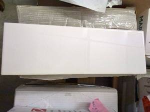 lot 126 image: 2 Boxes of 4 x 12 White Ceramic Wall Tiles - Restoring Bright White Color