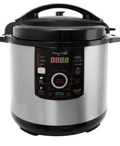 lot 152 image: MegaChef 12 Quart Pressure Cooker with 15 Presets