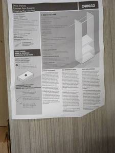 lot 186 image: Shoe Shelves Storage Organizer - Model 240033