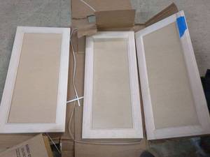 lot 193 image: Set of 3 Unfinished Cabinet Doors by Hampton Bay - Model HDON
