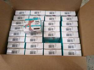 lot 205 image: Box of 64 Leggs to Go Ultra Sheer Knee Highs - 2 Pair Each, One Size Fits Most