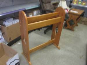 (BR2) Solid Wood QuiltAfghan Rack ...