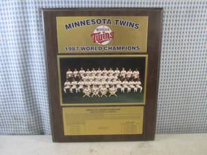 (B-1) Minnesota Twins 1987 World Ch...